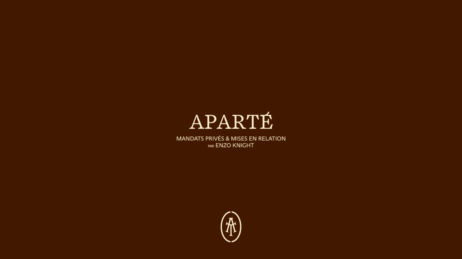 Projet Aparté